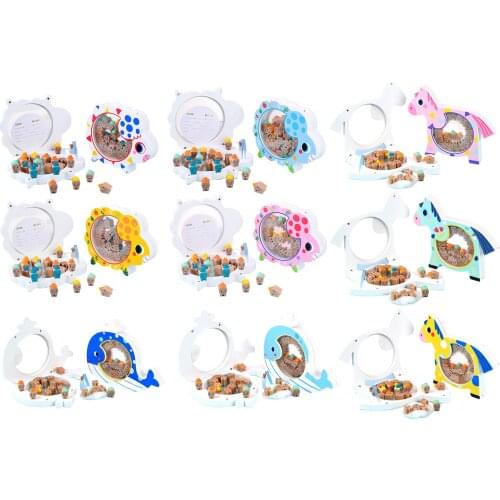 Wooden Baby Tooth Box Milk Teeth Organizer Storage Collection Souvenir Case Infant Kid Cute Gifts For Children Keepsake