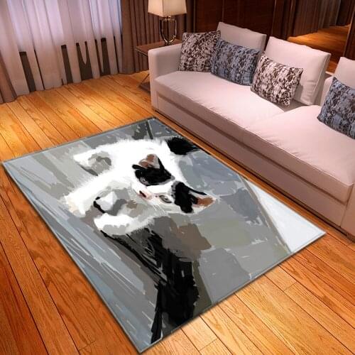 Animal art mat home bedroom 3D printed floor mat childrens room decorative carpet modern living room non-slip fashion floor rug