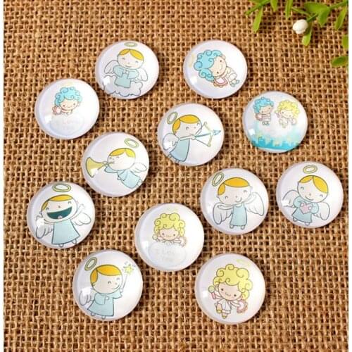 Cartoon angel Glass Crystal Mosaic Multi Color Cabochons for Making DIY Crafts Mosaic Making