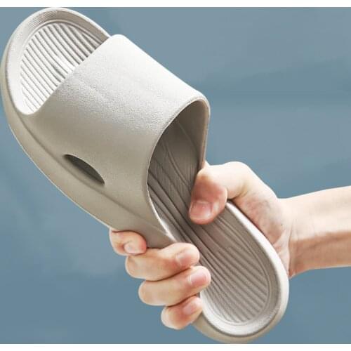 2021 Men Slippers Sandalias Mujer Summer Beach Eva Soft Sandals Leisure Ladies Indoor Bathroom Anti-slip Woman Shoes