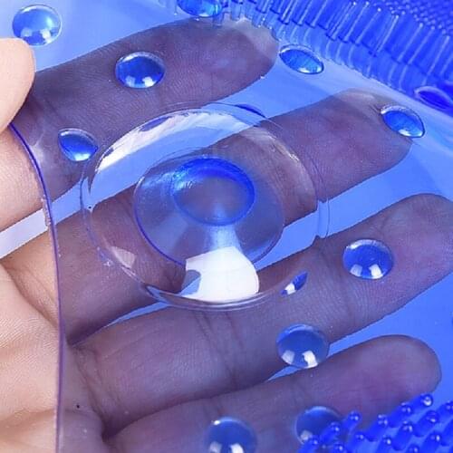 New 55X33.5cm Bathtub Shower Bathtub Transparent Bubble Pad Safety Non-Slip PVC Floor Mat Carpet Bathroom Mat Set Best Selling 2