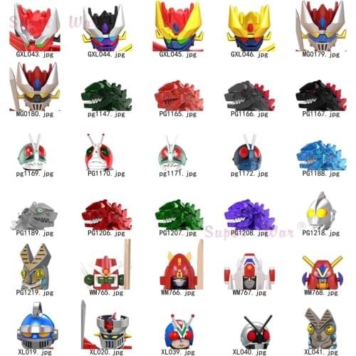 Single Movie Mazinkaiser Mazinger Z Robot Masked Riders Kamen UltraMans Figures Head accessories Building Blocks Series-139