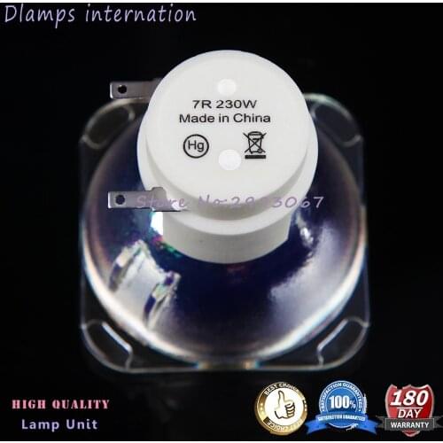 Original quality 7R 230W Metal Halide Lamp moving beam lamp 230 beam 230 SIRIUS HRI230W