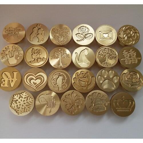 1pc Tree LOVE FLOWER CROWN ROSE Wax Seal Stamp Retro Antique Sealing Wax Scrapbooking Stamps HEAD Wedding Decorative Invitation