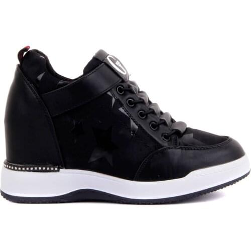 Guja-Black Velcro Women 'S Half Boots