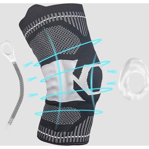 Professional Knee Brace Men Women Knee Compression Sleeve Support with Side Stabilizer Knee Pads for Running Meniscus Tear