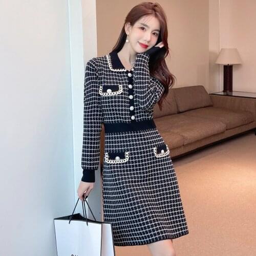 Wtianyuw Fashionable Knitted Dresses