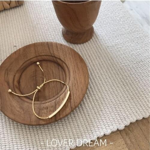 FFLACELL 2020 New Retro Minimalist Punk Metal Chain Link Gold Bracelet Adjustable For Women Girls Party Gifts