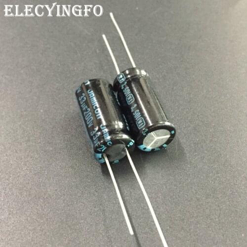 10pcs/100pcs 33uF 200V33uf JAMICON TK Series 10x20mm High Quality 200V33uF Aluminum Electrolytic capacitor
