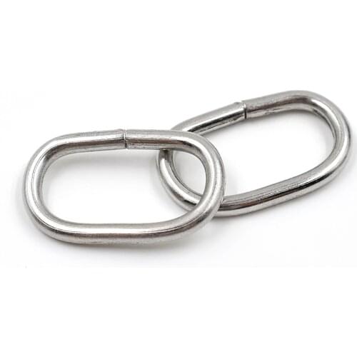 10 pieces/lot)Oval metal buckle clothing accessories Adjustment buckle Ribbon buckle Backpack Bags Accessories Ms strap