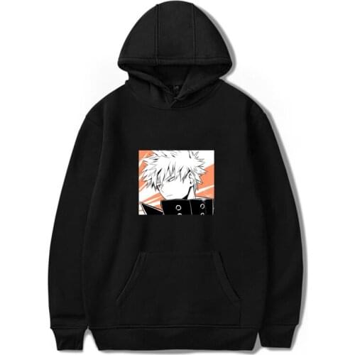 2021 My Hero Academia Fashion Hoodies Casual Tops Oversize Hoodie Sweatshirt Unisex Men/Women Regular Pullover Hoodies Clothes