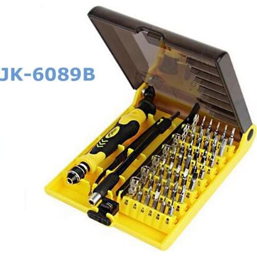 5 Sets 45 in 1 Screwdriver Professional Hardware Tool Kit JK-6089B