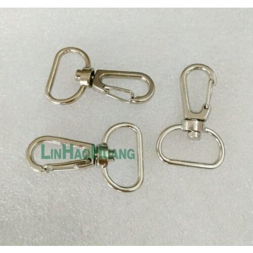 50pcs/lot 21mm Silver nickle Alloy Swivel Clasps Snap Key Hooks DIY Key Chain Ring Free Shipping 2016030102