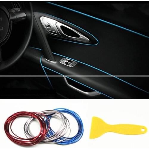 5M Interior Sticker Decoration Strip Car Styling For LADA Priora Sedan sport Kalina Granta Vesta X-Ray XRay car accessories