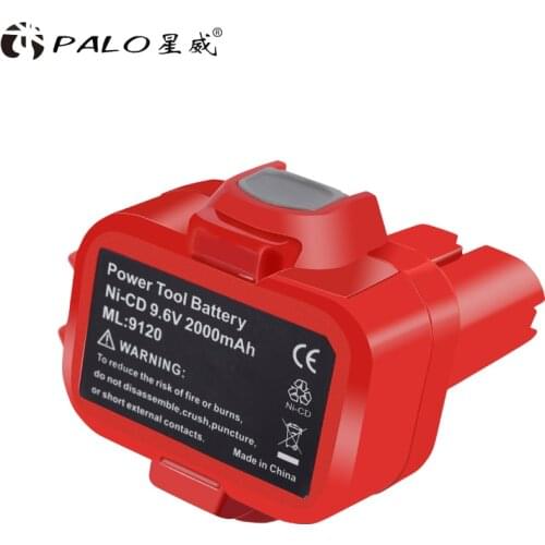 Palo 9.6V 2000mah 2.0Ah Ni-CD Power Tools Battery for MAKITA 9120 9122 9133 9134 9135 9135A 6222D 6260D