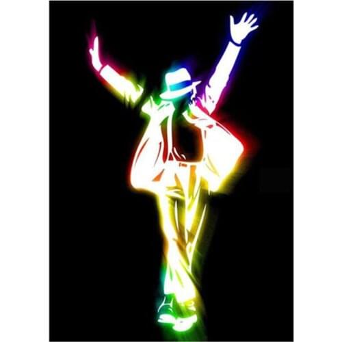 Diamond Painting 5D DIY Kits for Adults, Kids, Beginners. Home Office Decortaion.Gift Presents Michael Jackson FH1142