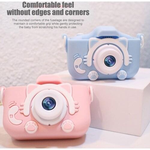 IPS Screen HD 1080P Children Digital Photo Camera Toy X5S 2.0'' 20MP Mini Kids Camera with 600mAh Lithium Battery Christmas Gift