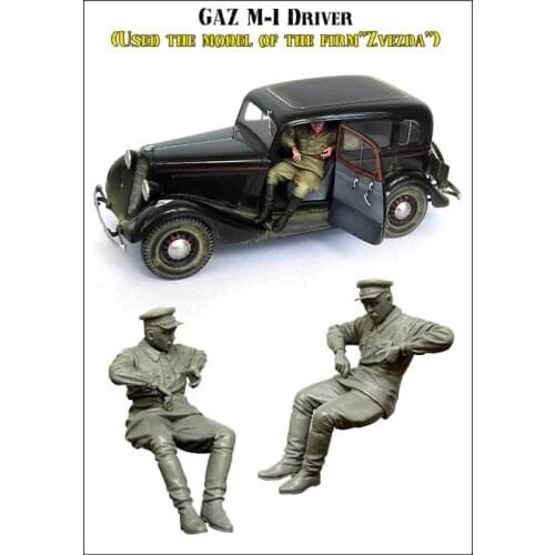 GAZ M-1 DRIVER (Excluding auto) 1/35 Resin Model Kit