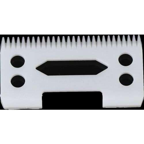 Ceramic Blade Cutter for Magic Clip 2-Hole Clipper Fit Most Hair Clipper Hair Trimmer Beard Blade Hair Removal