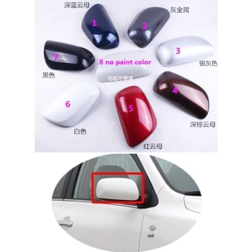 1pcs For Toyota Corolla Altis 2007-2013 Outside Rearview Mirror Cover Lid Side Reversing Mirror Housing Cap Garnish Shell