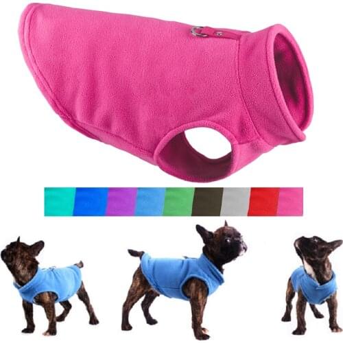 L30 Winter Fleece Pet Dog Clothes Puppy Clothing French Bulldog Coat Pug Costumes Jacket For Small Dogs Chihuahua Vest
