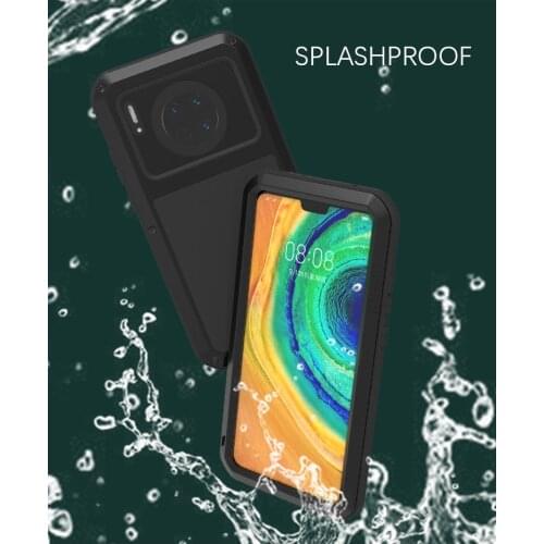 Love Mei Powerful Case For Huawei Mate 30 Shock Dirt Proof Water Resistant Metal Armor Cover Phone Case For Huawei Mate 30