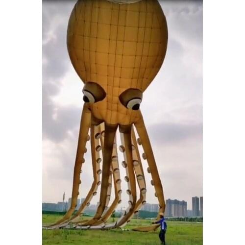 Inflatable windsock octopus soft kite outdoor game child Single line kite rainbow kite adult outdoor toys kites for adults