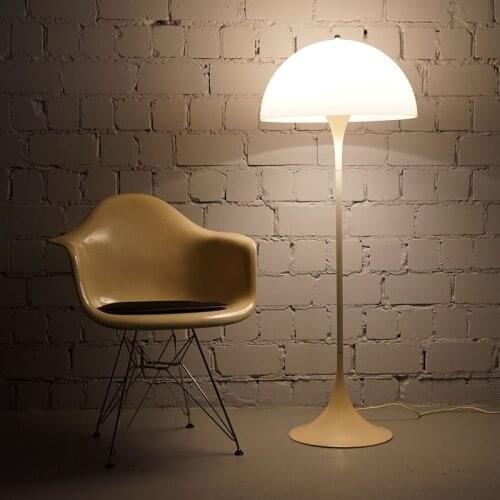 Nordic mushroom floor lamp living room bedroom studio creative floor llight American floor lamp milk white color