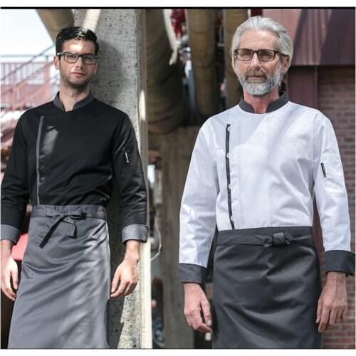 New Design!Restaurant&Bakery&Hotel Kitchen Man Chef Jacket,Nice Fabric Long Sleeve Chef Uniform,Chef Cook Clothes,C171