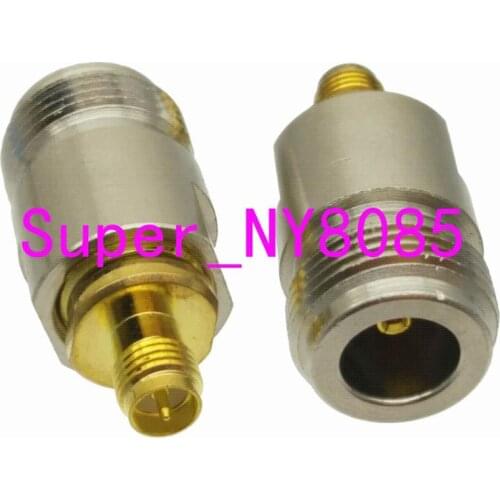 Adapter N female jack to RPSMA female plug straight RF COAXIAL