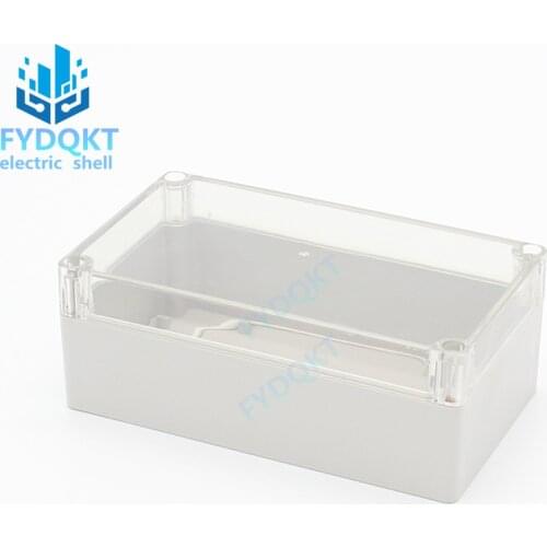 1pcs 158x90x60mm Plastic case Security power supply case Transparent instrument case Outdoor wiring waterproof box
