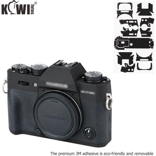 KIWIFOTOS Anti-Scratch Camaera Body Protective Cover Skin Film For Fujifilm X-T30 3M Sticker Camera Skin Case Matrix Black