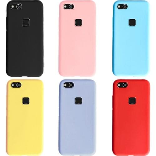 Candy Color Silicone Case For Huawei P10 Lite Soft TPU Phone Case For Huawei P10lite Cover Huawei P10 Lite 5.2 inch Cases Cover