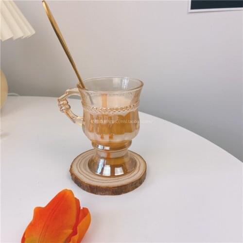 Glass Mugs Coffee Mugs Beer Glass Cup Drinkware for Beverage Juice Latte Cups Cappuccino Mugs Beer Mug Water Cups