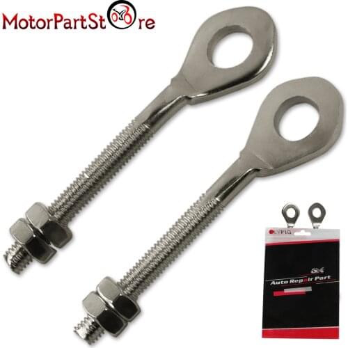 0.4" Chain Tensioner Adjuster Wheel Axle Adjusters Pull Tight Screw Bolts For 50cc 70cc 90cc 110cc 125cc Taotao Chinese ATV Quad