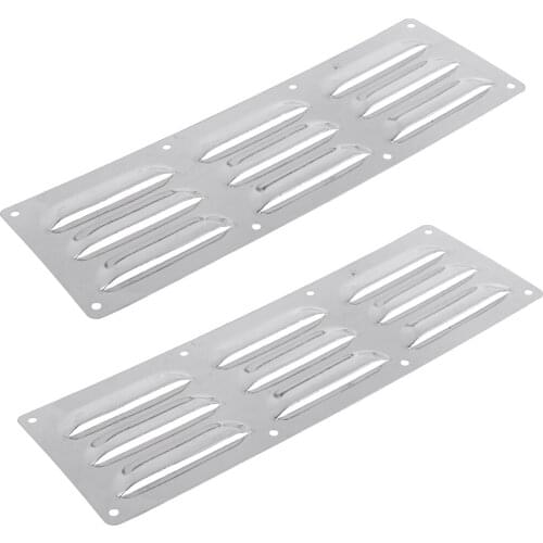 2pcs 304 Stainless Steel Marine Boat Yacht Louver Vent 9 Slot Ventilation for related vents in boats marine yacht caravan home