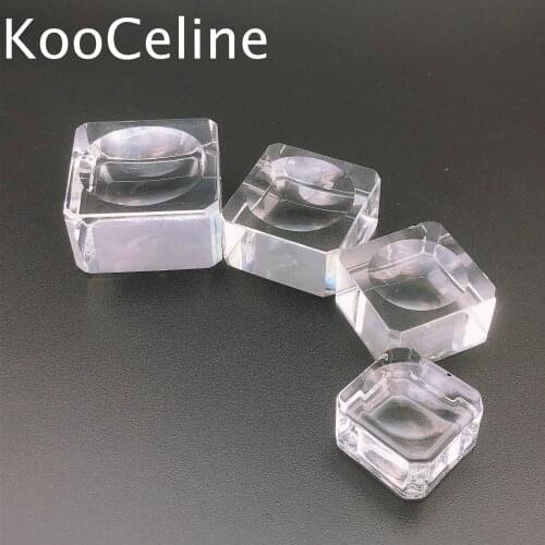 4 Sizes Clear Glass Crystal Ball Chakra Holder Energy Reiki Stones Room Home Office Aquarium Decoration Accessories Gemstone