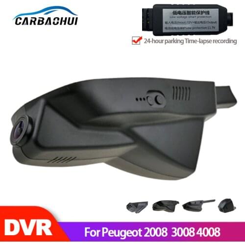 Car DVR Wifi Video Recorder Dash Cam Camera For Peugeot 2008 3008 4008 Universal Model high quality Night vision Novatek 96658
