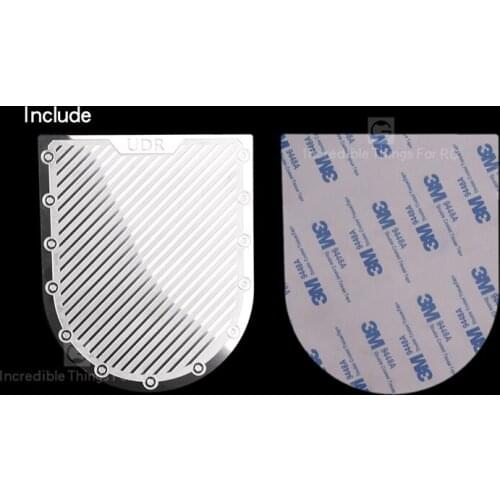 Anti-scratch decorative plate for engine compartment cover for 1/7 TRAXXAS UDR