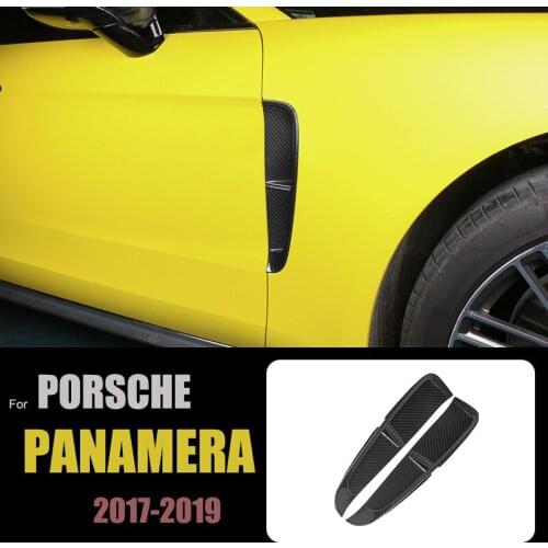 For Porsche Panamera 2017-2019 Modified Palameira Carbon Fiber Fender Air Outlet Decoration