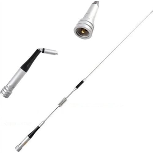 Dual band mobile radio antenna 145/435M PL259 UV band vehicle car foldable whip antenna with brackets