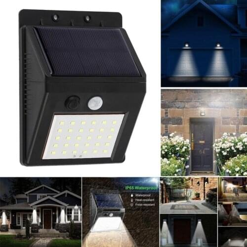 30 LEDs Solar Light PIR Motion Sensor Solar Lights for Garden Lamp Waterproof Outdoor Energy Saving Street Path Wall Light