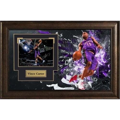 Custom Fine Frame and Mat board Basketball player Picture Display