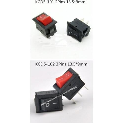 KCD5 1*1 KCD5-101 (13.5*9MM) KCD1-11 mini rocker switch,boat switch KCD5-102 (13.5*9MM)/KCD1-11 ON-ON
