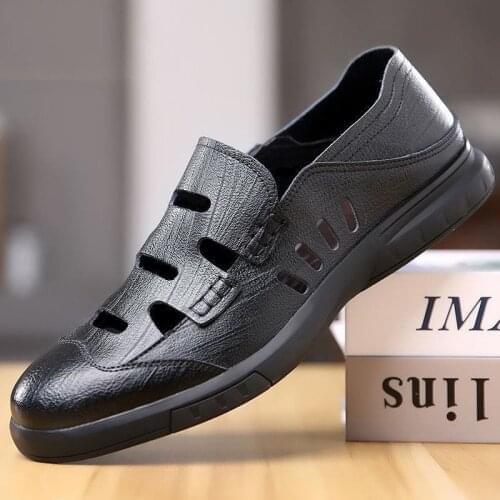 Leather Shoes Summer Sandal Shoes Original Chaussure Homme Zapatos De Hombre