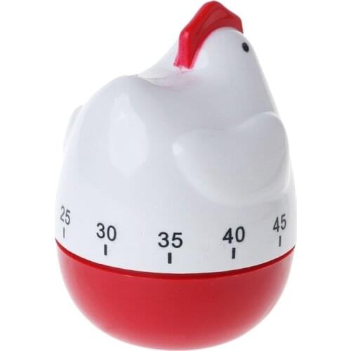 K5DC Cute Hen Shape Kitchen Cooking Timer Mechanical Countdown Clock Alarm Reminder Tool Home Decor