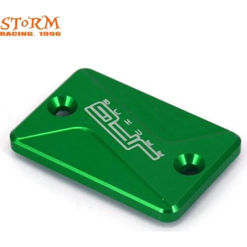 Front Clutch Brake Fluid Reservoir Cover Cap For KSR 50 80 110 KDX 125 220 250 KLX 125 150S 300 450R D-Tracker125 KFX 450R 700