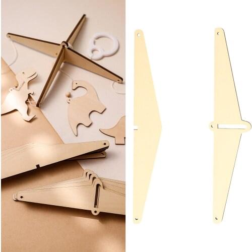 Let‘s make Bed bell Wooden Bracket Mobile Hanging Rattles Toy Assembly Rattles Bracket Wooden Bed Bell Accessories New