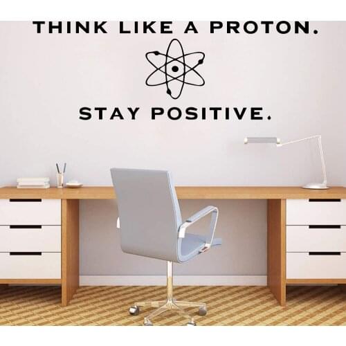 Lovely Positive sentence Removable Wall Sticker For Office Room Vinyl Mural Living Room Wallpaper Art Decals