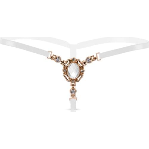 Sex Women Panties Brief Bikini Knickers Lingerie Thongs G-string Underwear Womens Sexy Lingerie Underwear With Diamond Decorate